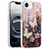 Butterfly Ornaments Design Epoxy Glitter Hybrid Case for iPhone 17e / 16e