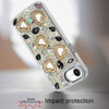 Luxury Crystal Heart Bling 3D Diamond Case for iPhone 17e / 16e - Black