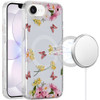 Mood Series MagSafe Hybrid Case for iPhone 17e / 16e - Floral Butterfly