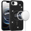 Dazzling Diamond MagSafe Hybrid Case for iPhone 17e / 16e - Black