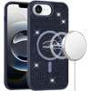 Dazzling Diamond MagSafe Hybrid Case for iPhone 17e / 16e - Blue