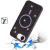 Dazzling Diamond MagSafe Hybrid Case for iPhone 17e / 16e - Purple
