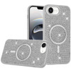 Dazzling Diamond MagSafe Hybrid Case for iPhone 17e / 16e - Silver