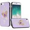Splendid 3D Butterfly Bling Crystal Diamond Case for iPhone 17e / 16e - Purple
