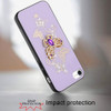 Splendid 3D Butterfly Bling Crystal Diamond Case for iPhone 17e / 16e - Purple