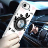 Circular Series Hybrid Case with Rotating Ring Stand for iPhone 17e / 16e - Love Hearts