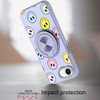 Circular Series Hybrid Case with Rotating Ring Stand for iPhone 17e / 16e - Smiley Faces