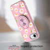 Circular Series Hybrid Case with Rotating Ring Stand for iPhone 17e / 16e - Daisy