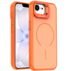 InFrame Series MagSafe Hybrid Case with Camera Ring Stand for iPhone 17e / 16e - Cosmic Orange