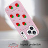 Strawberry Design Aesthetic Silicone Case for iPhone 18 Pro Max and iPhone 17 Pro Max - Pink