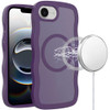 Shade Series Curly Wave Grip Hybrid Case with MagSafe for iPhone 17e / 16e - Purple