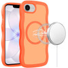 Shade Series Curly Wave Grip Hybrid Case with MagSafe for iPhone 17e / 16e - Cosmic Orange