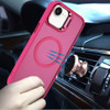 InFrame Series MagSafe Matte Case with Camera Ring Stand for iPhone 17e / 16e - Hot Pink