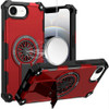 Military Grade MagSafe Tough Ultra Rugged Hybrid Case with Kickstand for iPhone 17e / 16e - Red