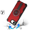 Military Grade MagSafe Tough Ultra Rugged Hybrid Case with Kickstand for iPhone 17e / 16e - Red