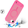 Shade Series MagSafe Matte Hybrid Case with Kickstand for iPhone 17e / 16e - Hot Pink