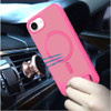 Shade Series MagSafe Matte Hybrid Case with Kickstand for iPhone 17e / 16e - Hot Pink