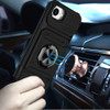 Military Grade All-In-One Ring Stand Case with Card Pocket for iPhone 17e / 16e - Black