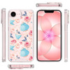 Designer Series Tough Shield Transparent Hybrid Case for iPhone 17e / 16e - Pink Roses & Teal Teapots