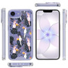 Designer Series Tough Shield Transparent Hybrid Case for iPhone 17e / 16e - Tropical Flamingo & Leaves