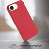 Soft Touch Dual-Layer Hybrid Case for iPhone 17e / 16e - Red