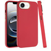 Soft Touch Dual-Layer Hybrid Case for iPhone 17e / 16e - Red