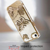 Butterfly Twinkle Glitter Diamond Case for iPhone 17e / 16e - Gold