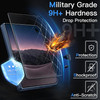 Tempered Glass Screen Protector (Outside Screen with Black Edge) for iPhone Duo