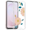 Designer Series Tough Shield Transparent Hybrid Case for Samsung Galaxy A17 5G - Minimalist Large Daisy