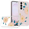 Designer Series Tough Shield Transparent Hybrid Case for Samsung Galaxy A17 5G - Minimalist Large Daisy