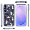 Designer Series Tough Shield Transparent Hybrid Case for Samsung Galaxy S26 FE - Tropical Flamingo & Leaves