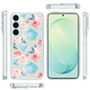 Designer Series Tough Shield Transparent Hybrid Case for Samsung Galaxy A16 5G - Pink Roses & Teal Teapots