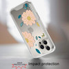 Designer Series Tough Shield Transparent Hybrid Case for iPhone 16 Pro Max - Minimalist Large Daisy