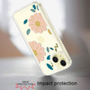 Designer Series Tough Shield Transparent Hybrid Case for iPhone 15 - Minimalist Large Daisy