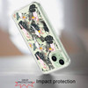 Designer Series Tough Shield Transparent Hybrid Case for iPhone 15 - Tropical Flamingo & Leaves