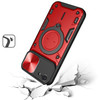 Superior Series Hybrid Case with Ring Stand and Camera Lens Cover for iPhone 17e / 16e - Red