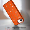 Dazzling Diamond Hybrid Case for iPhone 17e / 16e - Cosmic Orange