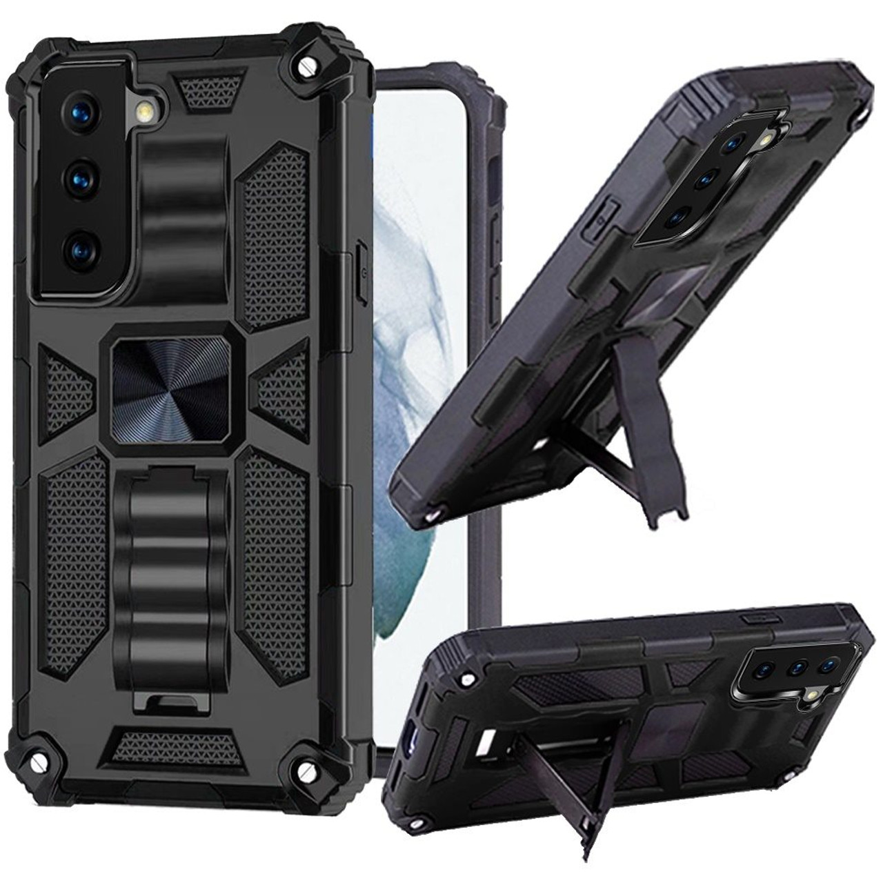 Black Protective Galaxy S21 FE 5G Case