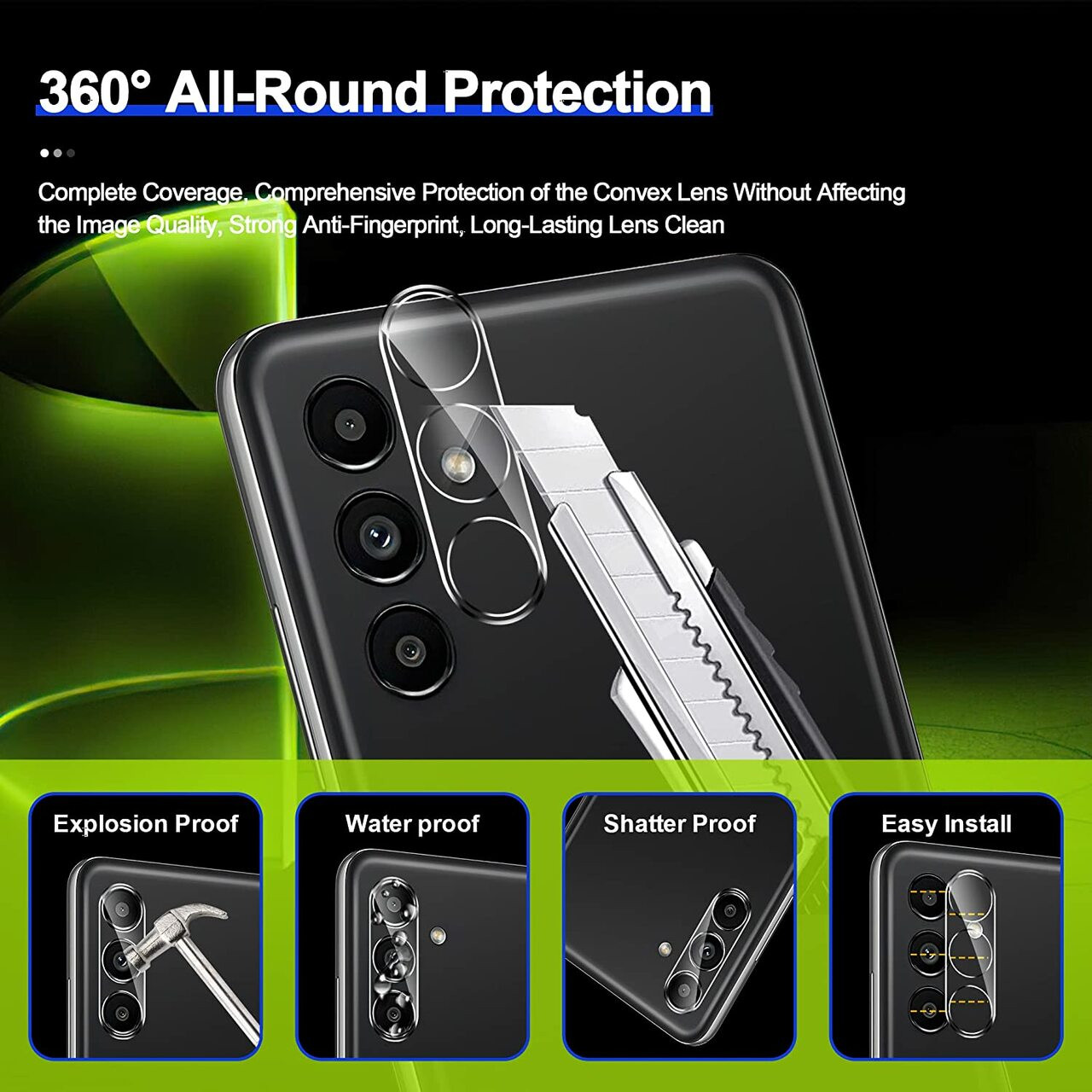 Case-Mate Samsung Galaxy A14 5G Case & GLASS Screen Protector