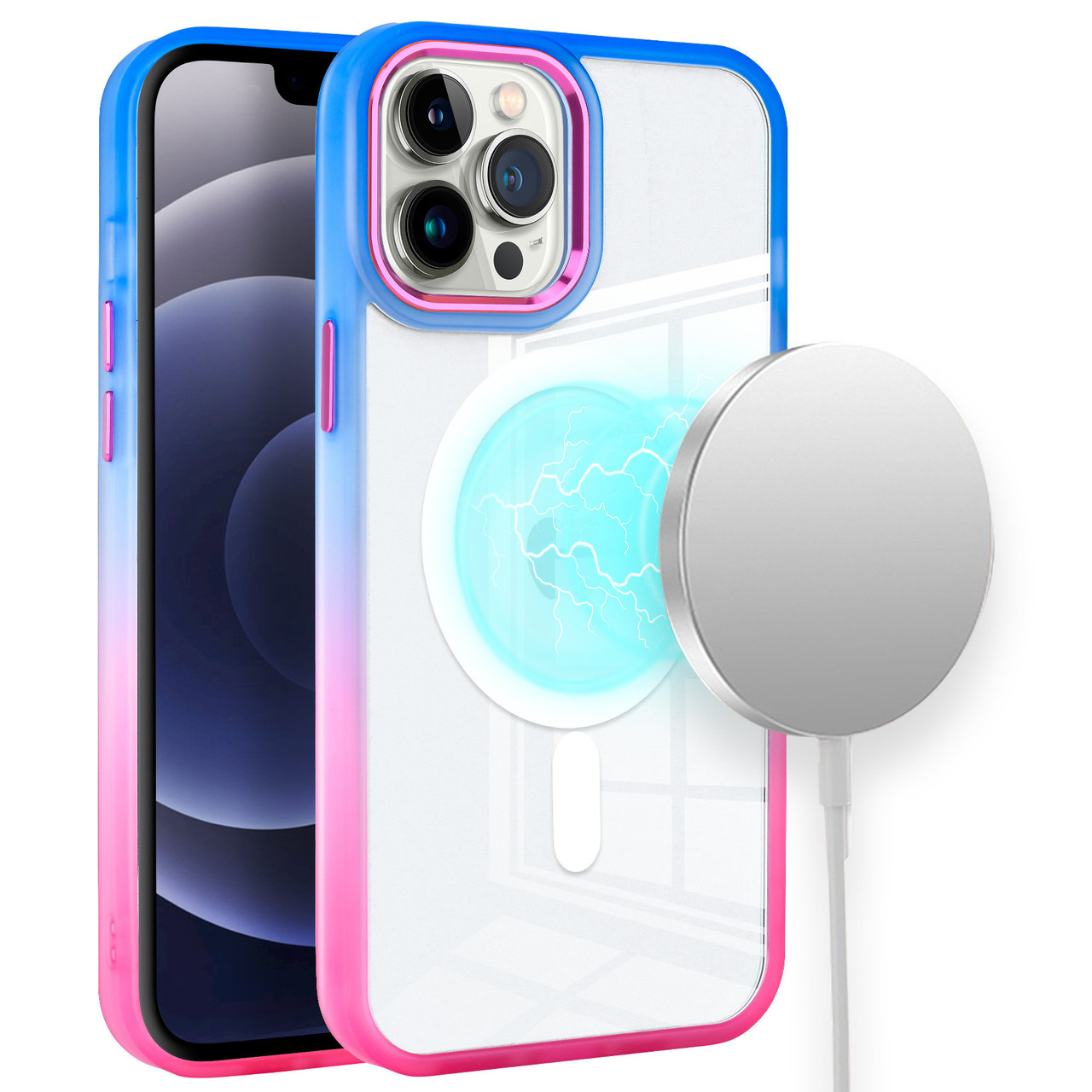 Case IPHONE 13 PRO Tech-Protect Magmat MagSafe Clear transparent  Transparent  cases and covers \ Types of cases \ Back Case cases and  covers \ Material types \ Hybrid all GSM accessories \