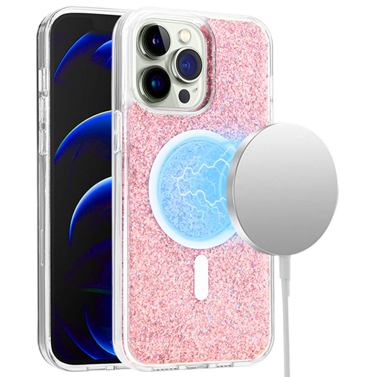 Pink Stardust Glitter AirPod Case –