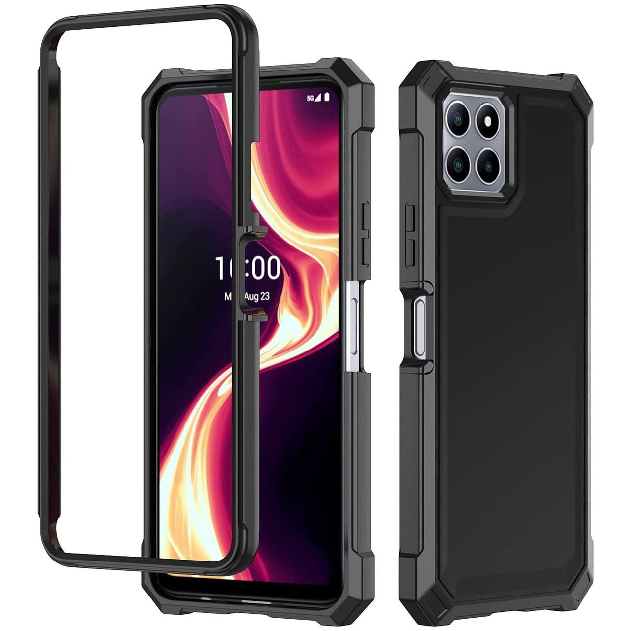 Military Grade Rugged Hybrid Case for Celero 5G Plus - Black Military Grade Rugged Hybrid Case for Celero 5G Plus - Black