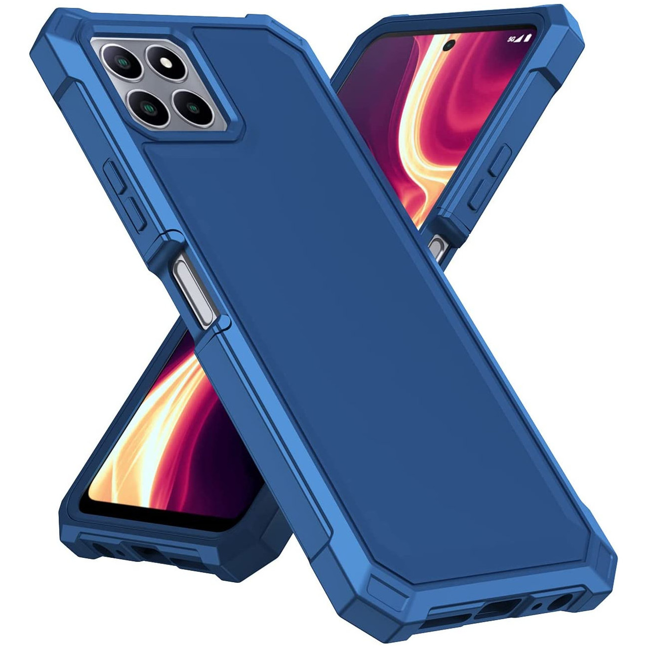 Military Grade Rugged Hybrid Case for Celero 5G Plus - Blue - HD Accessory Military Grade Rugged Hybrid Case for Celero 5G Plus - Blue - HD Accessory