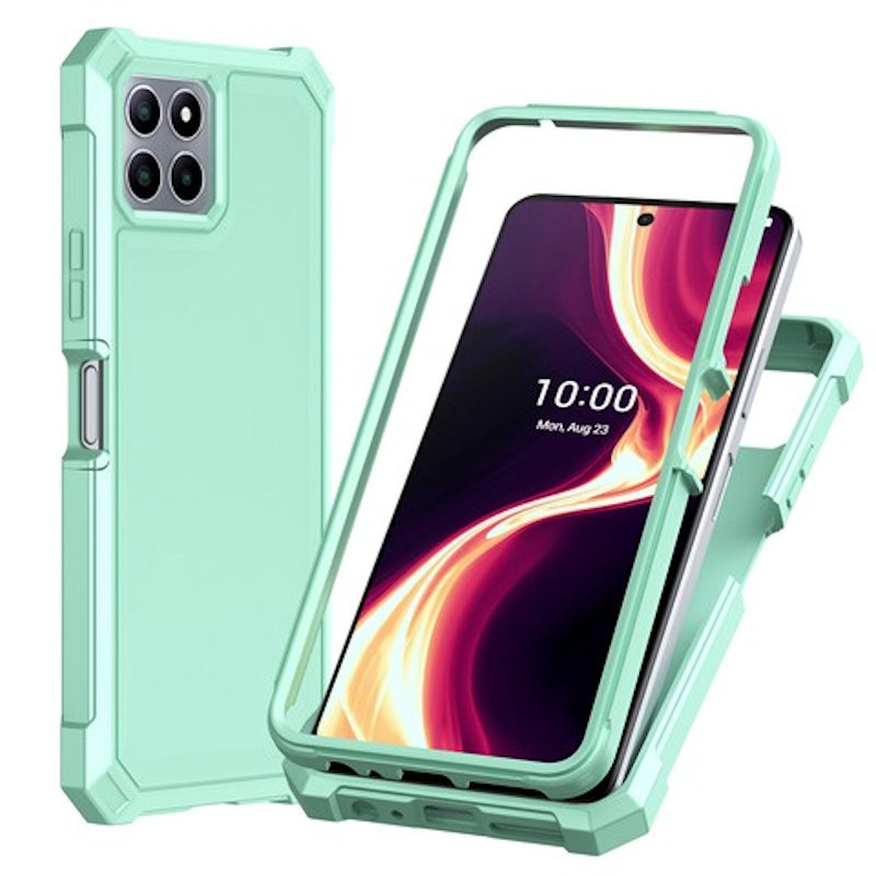 Military Grade Rugged Hybrid Case for Celero 5G Plus - Teal Green