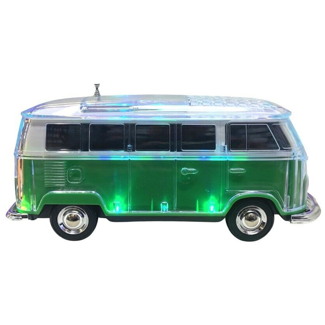 Volkswagen Bus Bluetooth Wireless Speaker with LED Lights - Green - HD  Accessory