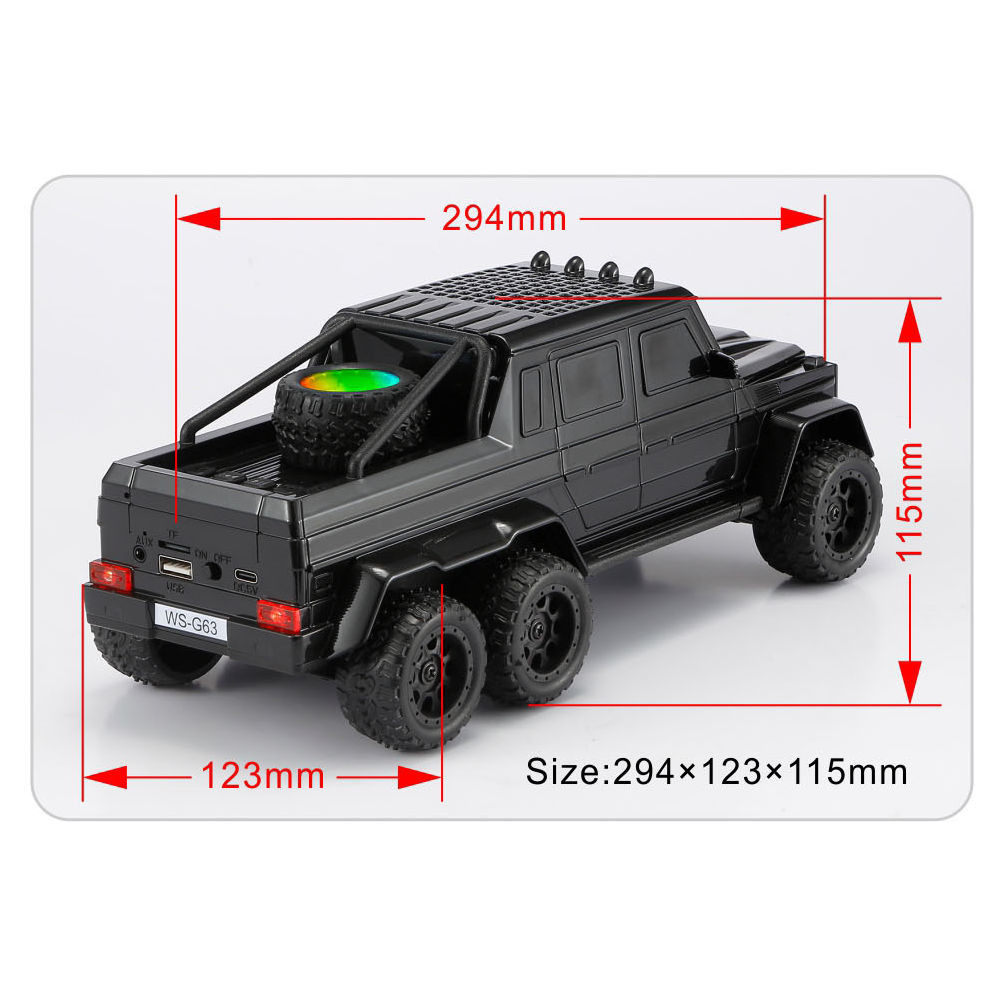 Mercedes Benz G63 6x6 Bluetooth Wireless Speaker with RGB LED