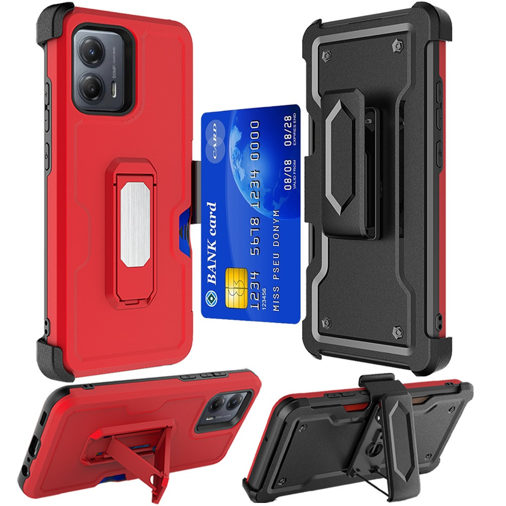Custodia Robusta Con Clip Da Cintura Per Motorola Moto G