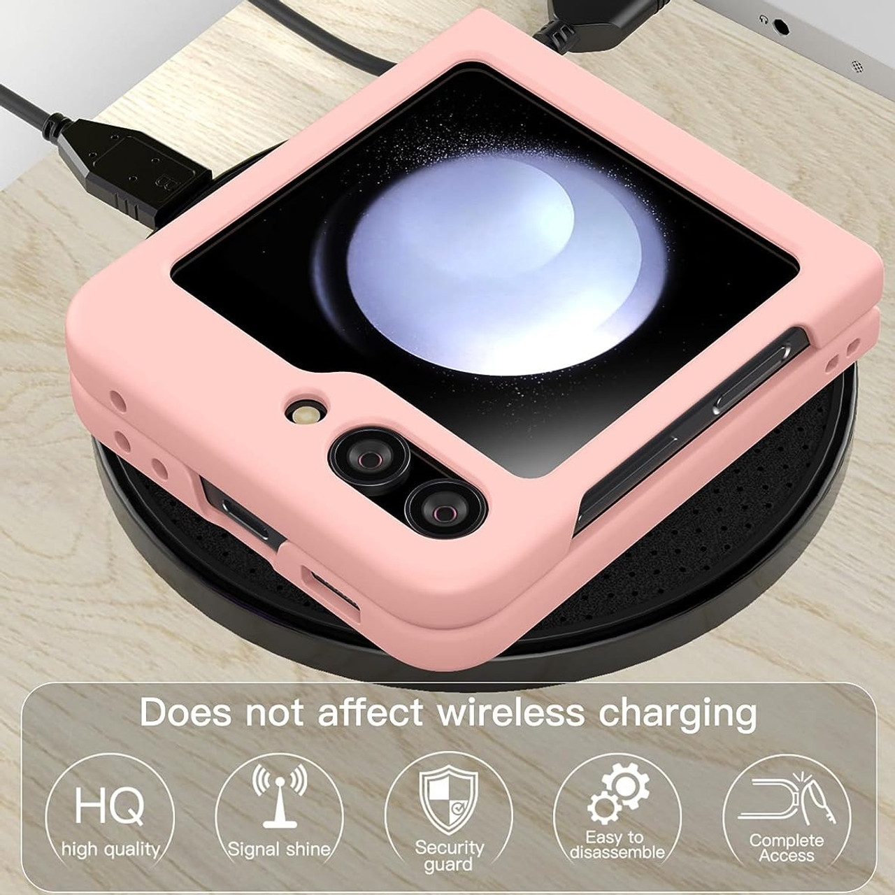 Fashion Case Magnetic Case magsafe-compatible Case Wireless Charging Case  For Samsung Galaxy Z Flip5 5G for Samsung Z Flip 5