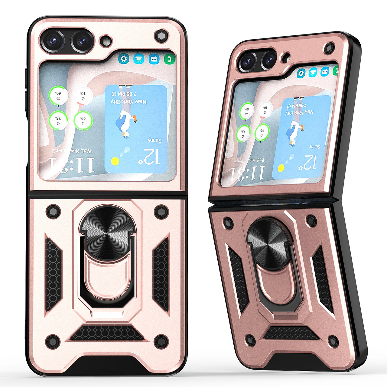  for Samsung Galaxy Z Flip 5 Case with Ring, Z Flip 5