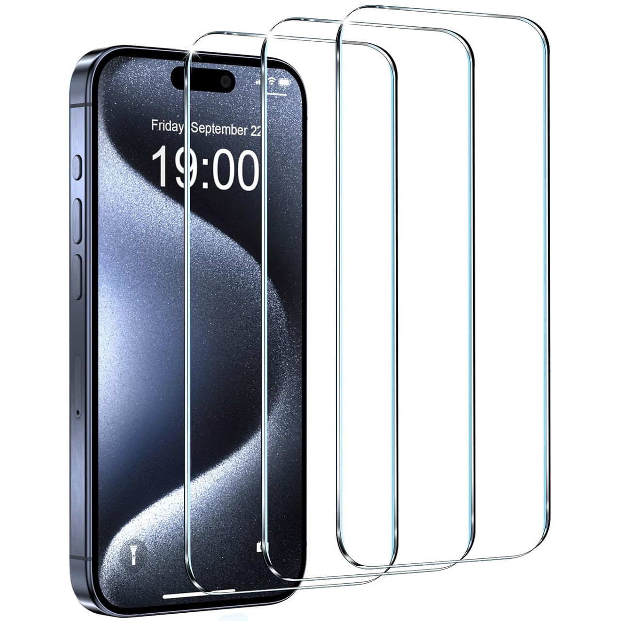 Tempered Glass Screen Protector for iPhone 15 Plus